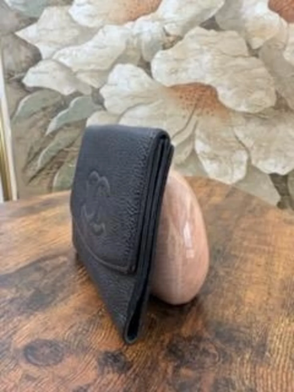 Chanel Black Pebbled Leather Compact Wallet - Picture 5 of 16